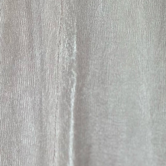 STEPHANIE THOMAS Blush Pink Midi Skirt Sz 20 Swing Shimmer Acetate Made in USA - Picture 13 of 15